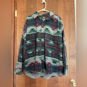Aztec Button-up Flannel